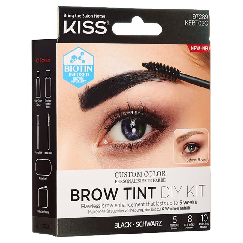 Kiss - Brow Tint DIY Kit - Black