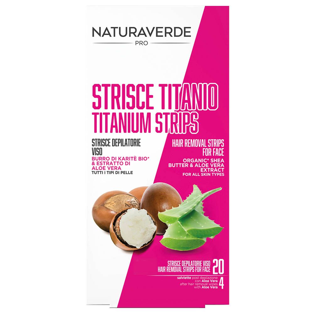 Naturaverde - Hair Removal Strips For Face W/ Shea Butter