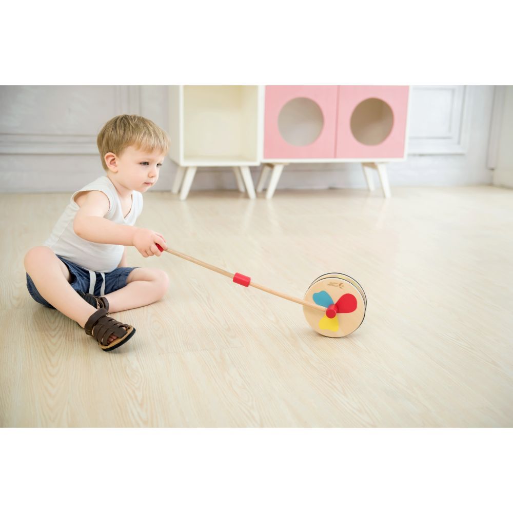 Classic World - Rainbow Roll And Pull Along Toy