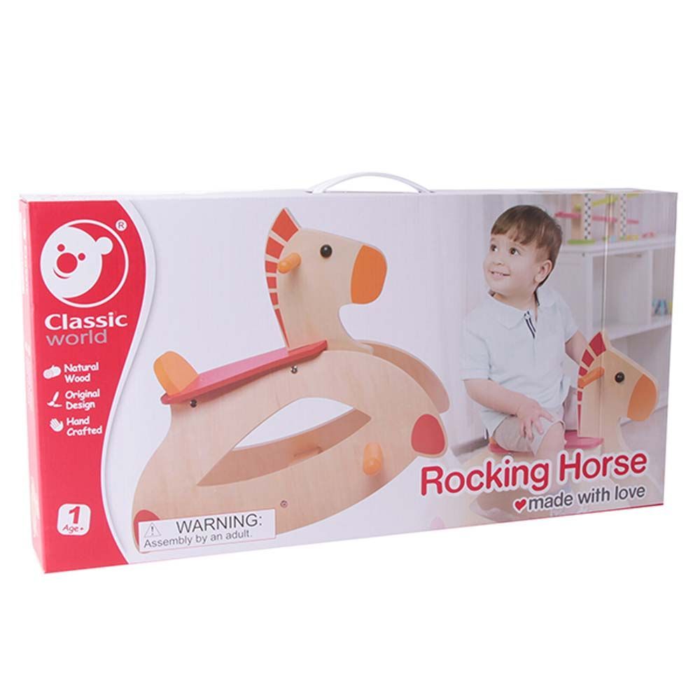 Classic World - Wooden Rocking Horse