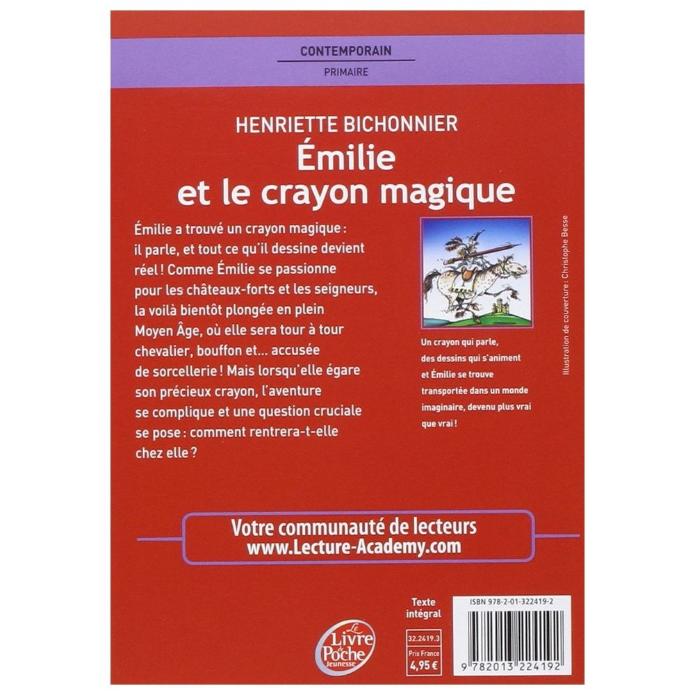 قصة Emilie Et Le Crayon Magique