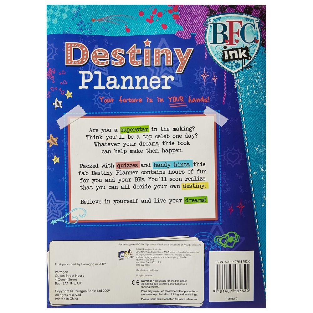 Best Friends Club Ink Destiny Planner