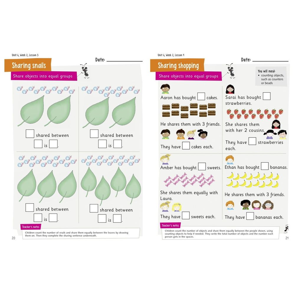 Year 1 Activity Book 1B Busy Ant Maths