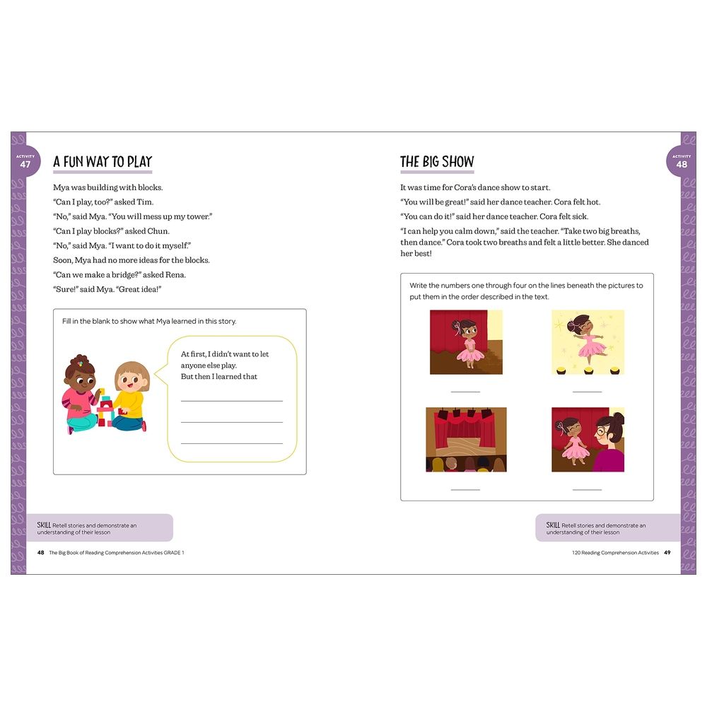 The Big Book Of Reading Comprehension Activities, Grade 1