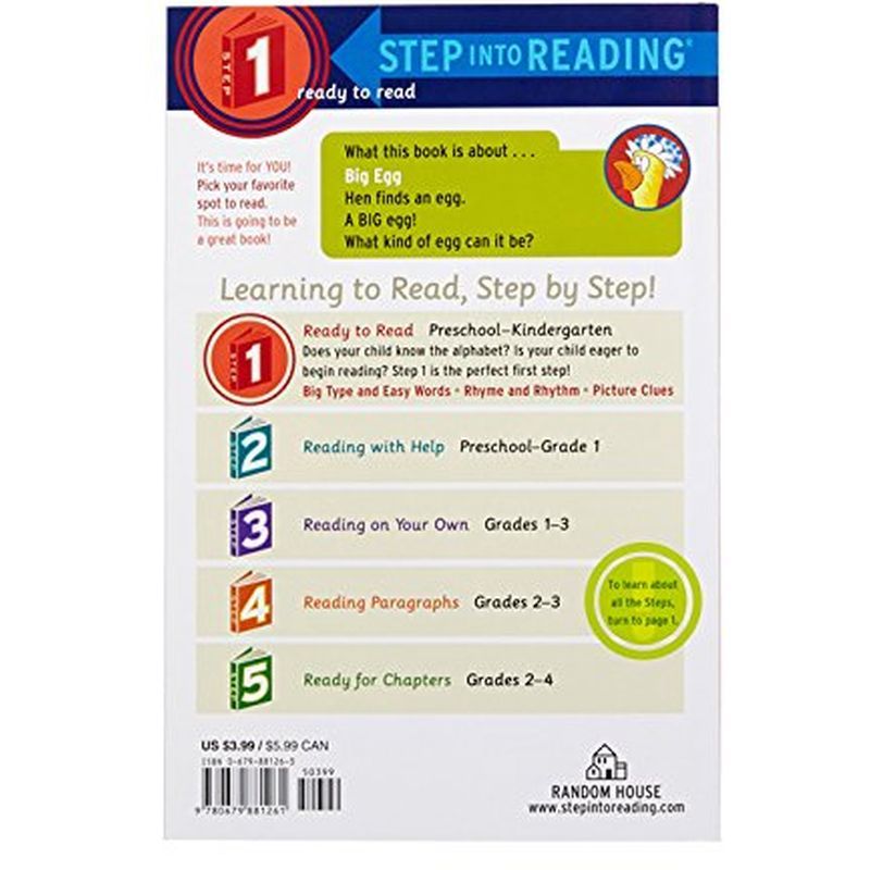 Big Egg Step Into Reading Level 1