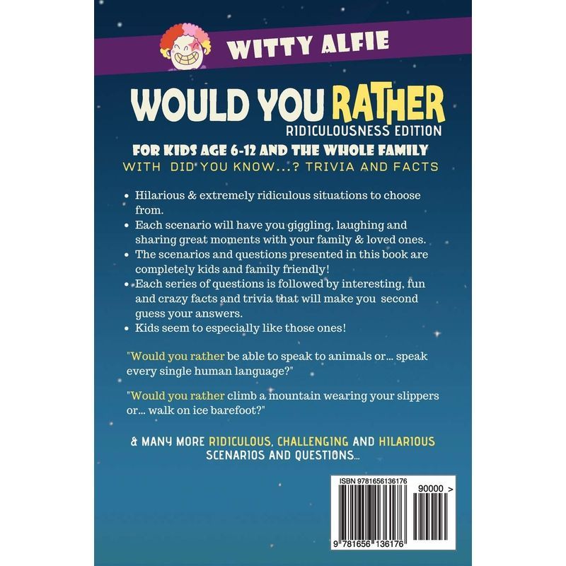 Would You Rather Game Book: For Kids Ages 6-12