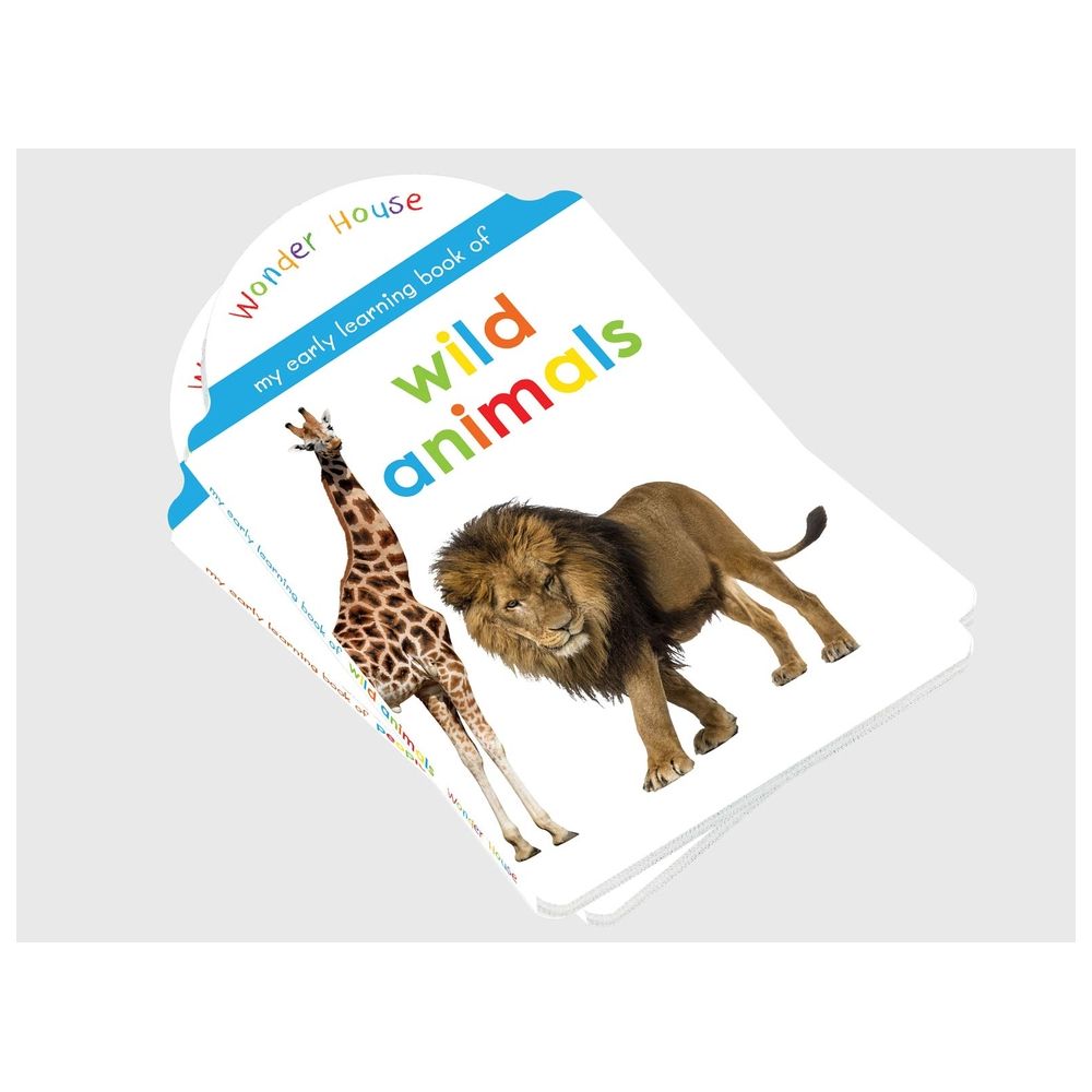 My Early Learning Book Of Wild Animals: Attractive Shape Board Books For Kids