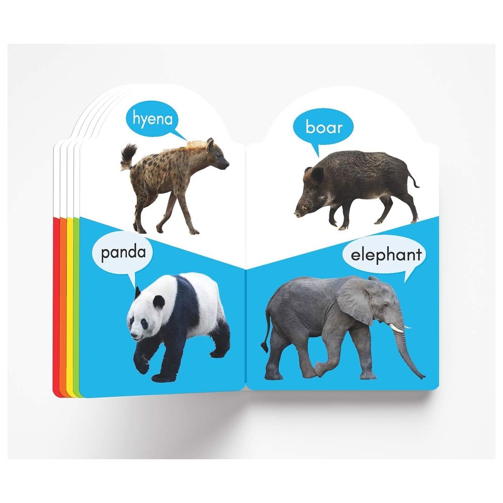 My Early Learning Book Of Wild Animals: Attractive Shape Board Books For Kids