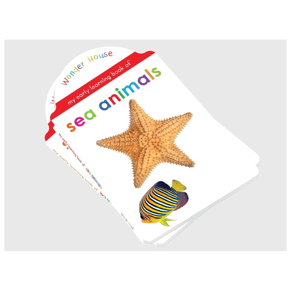 My Early Learning Book Of Sea Animals: Attractive Shape Board Books For Kids