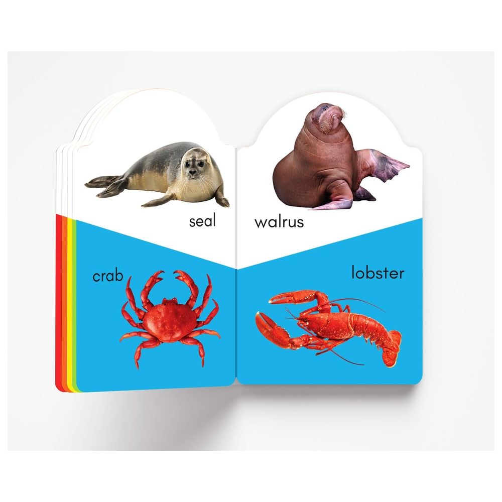 My Early Learning Book Of Sea Animals: Attractive Shape Board Books For Kids