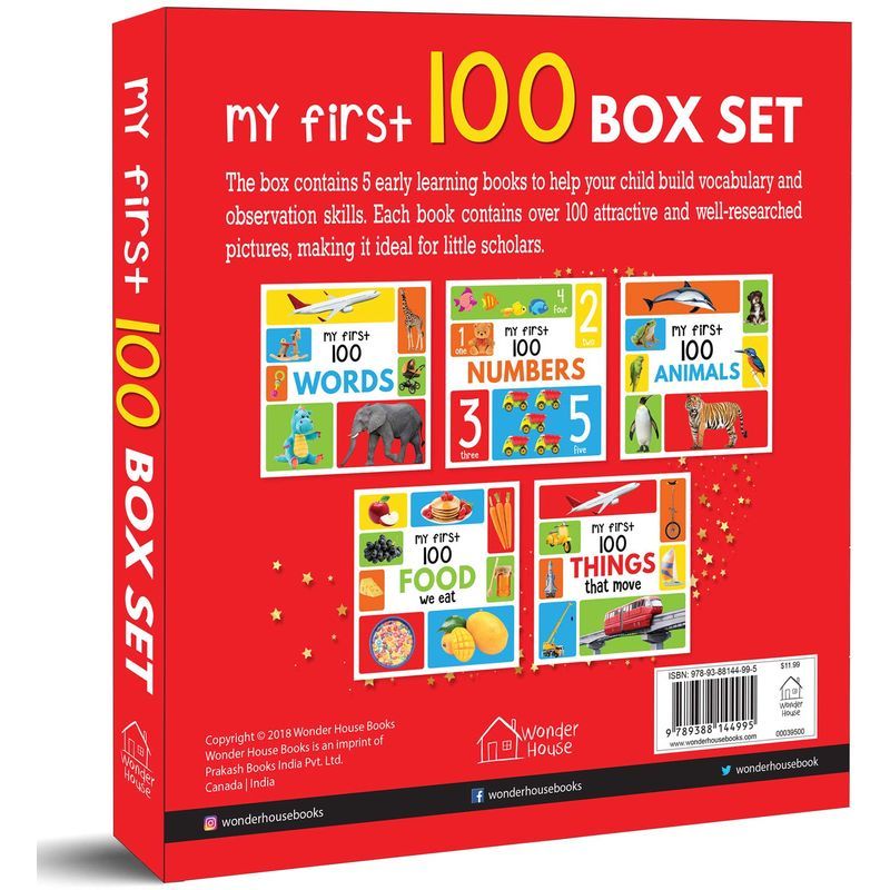 My First 100 Series Boxset: Pack Of 5 Picture Books