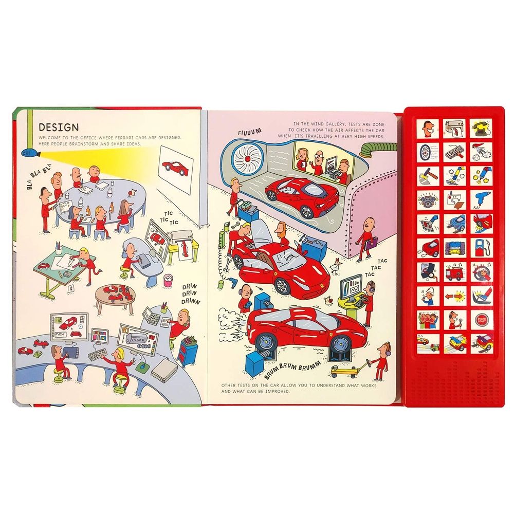 Ferrari Roaring Book: Illustrated Sound Board Book