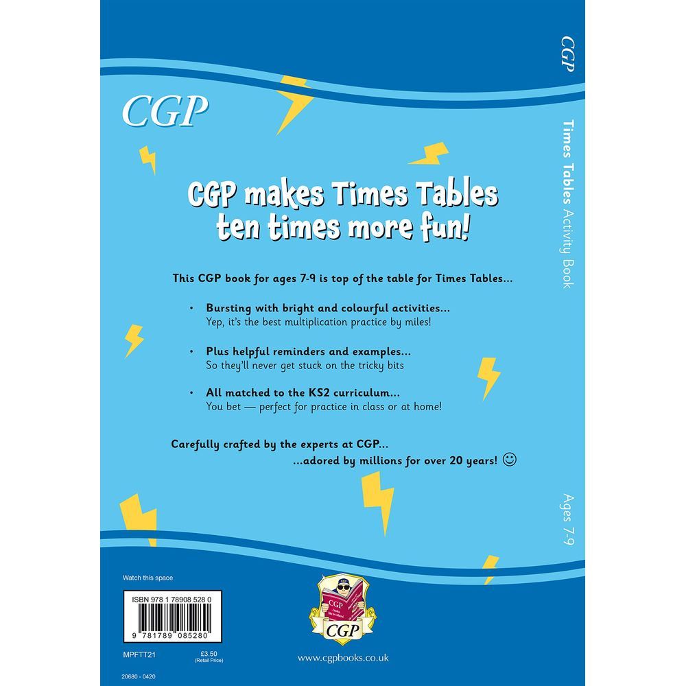 New Times Tables Activity Book for Ages 7-9