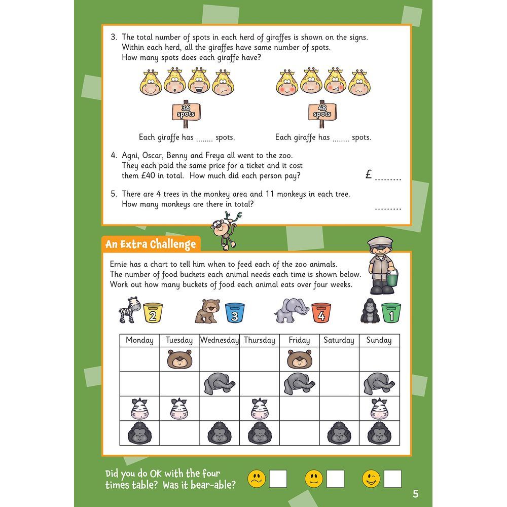 New Times Tables Activity Book for Ages 7-9