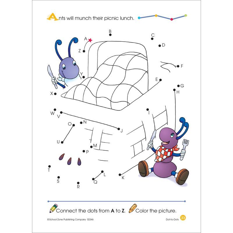 Dot-To-Dots Deluxe Edition Activity Zone Workbook