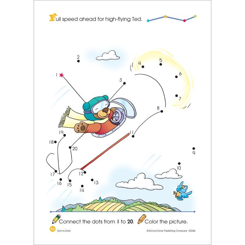 Dot-To-Dots Deluxe Edition Activity Zone Workbook