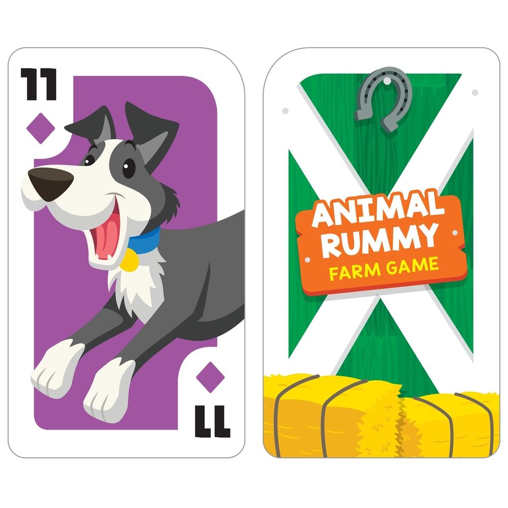 Rummy Farm Animal Card Game