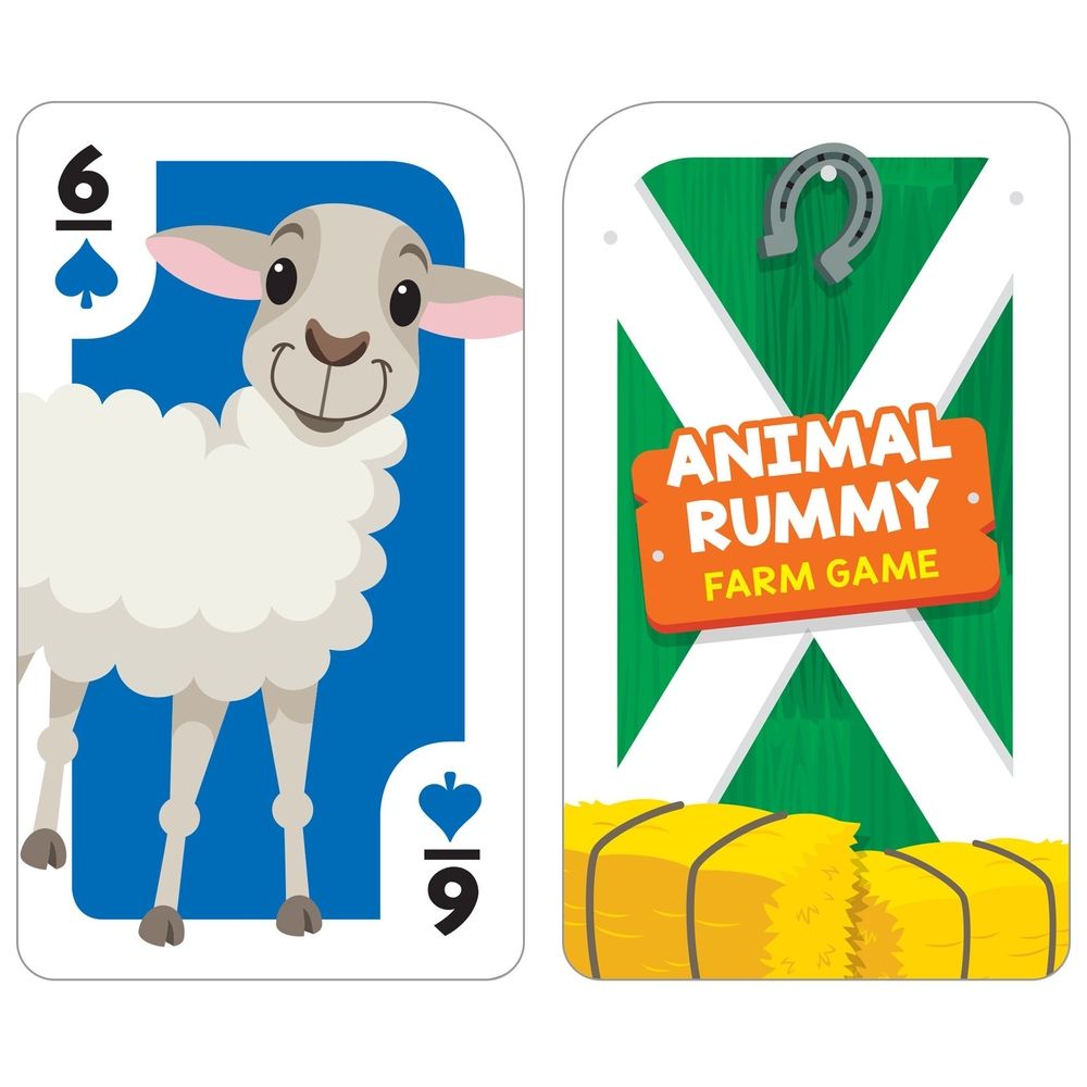 Rummy Farm Animal Card Game