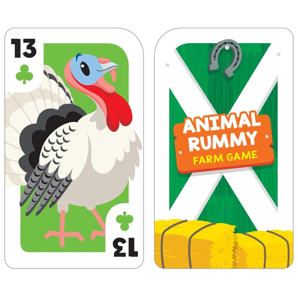 Rummy Farm Animal Card Game