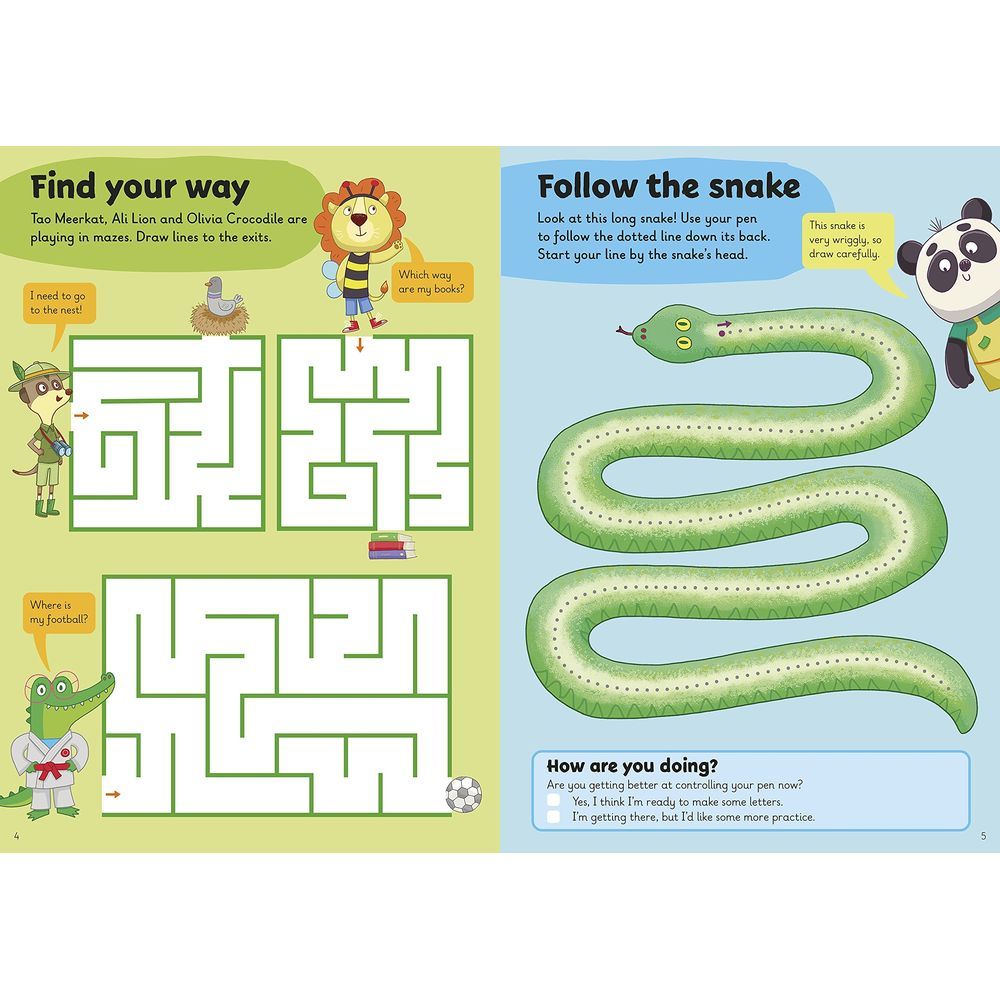 Wipe-Clean Activity Book: Letters