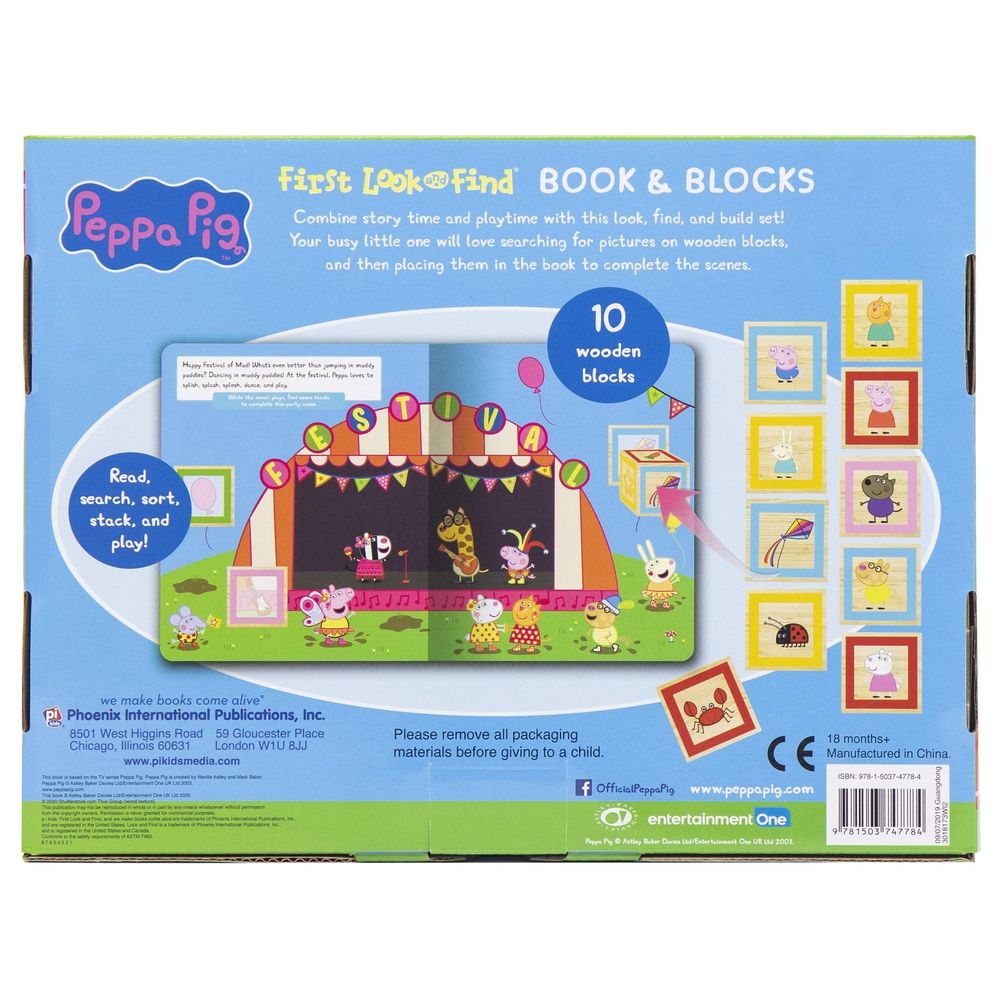 Peppa Pig: First Look And Find Book And Blocks