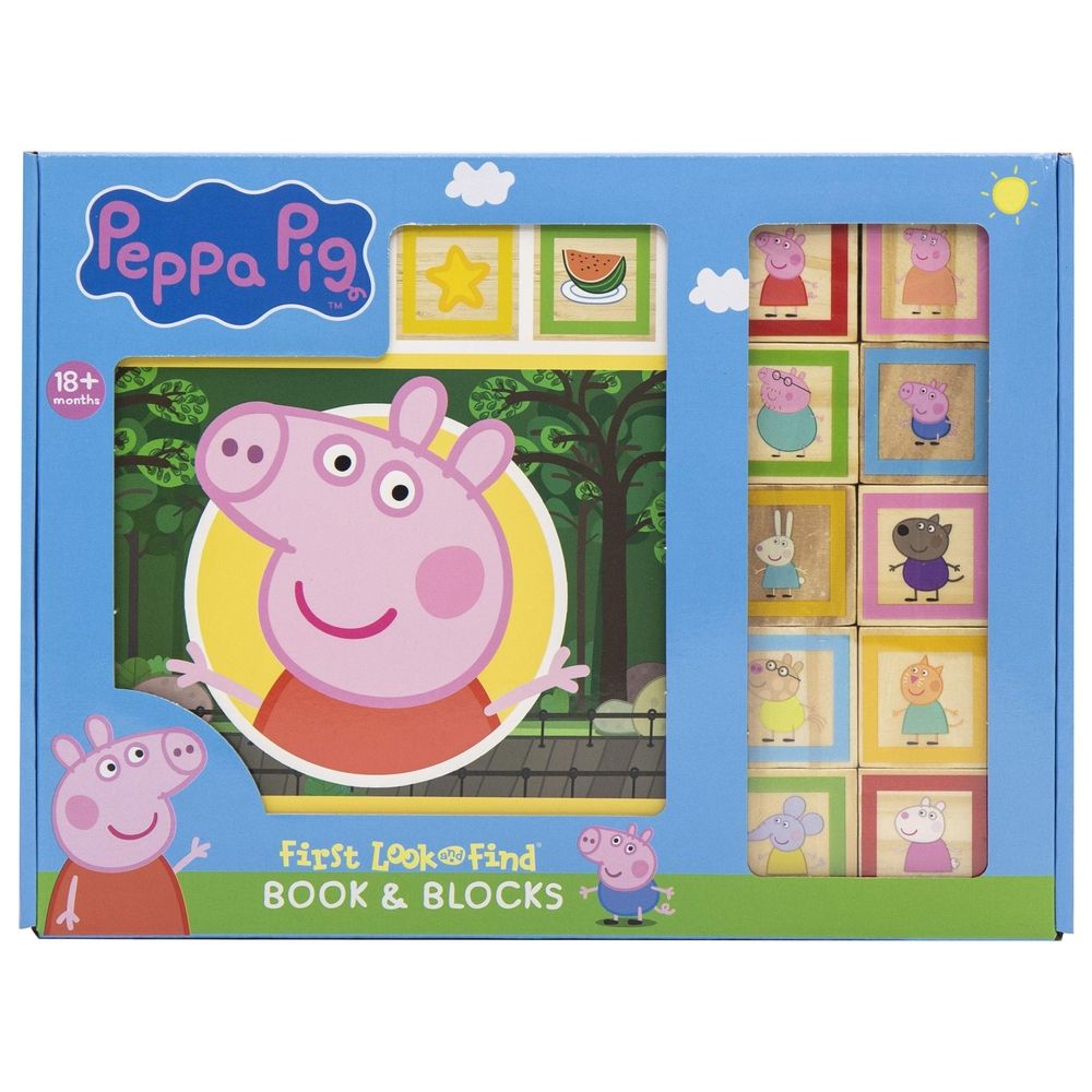 Peppa Pig: First Look And Find Book And Blocks