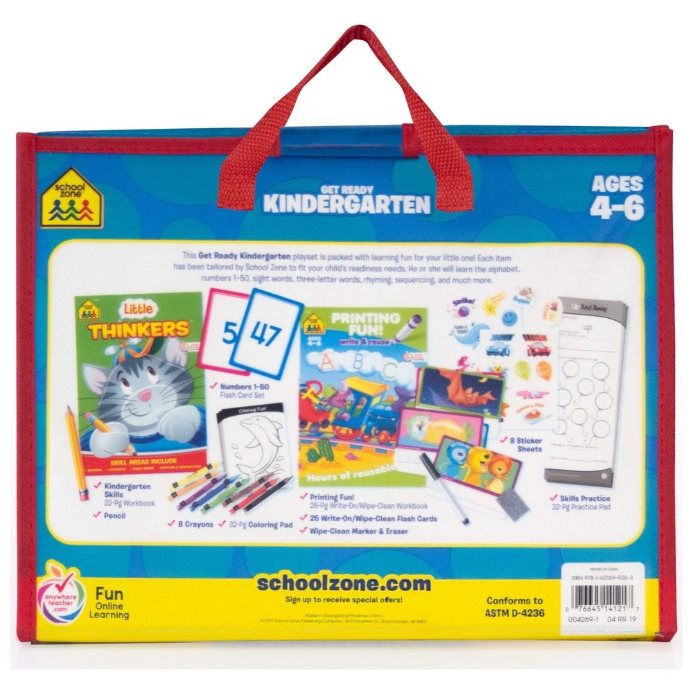 School Zone Get Ready Kindergarten Learning Playset