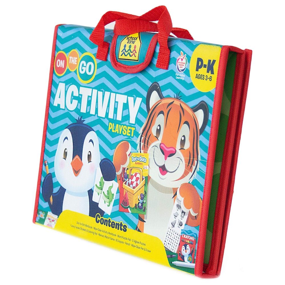 School Zone On The Go Activity Learning Playset