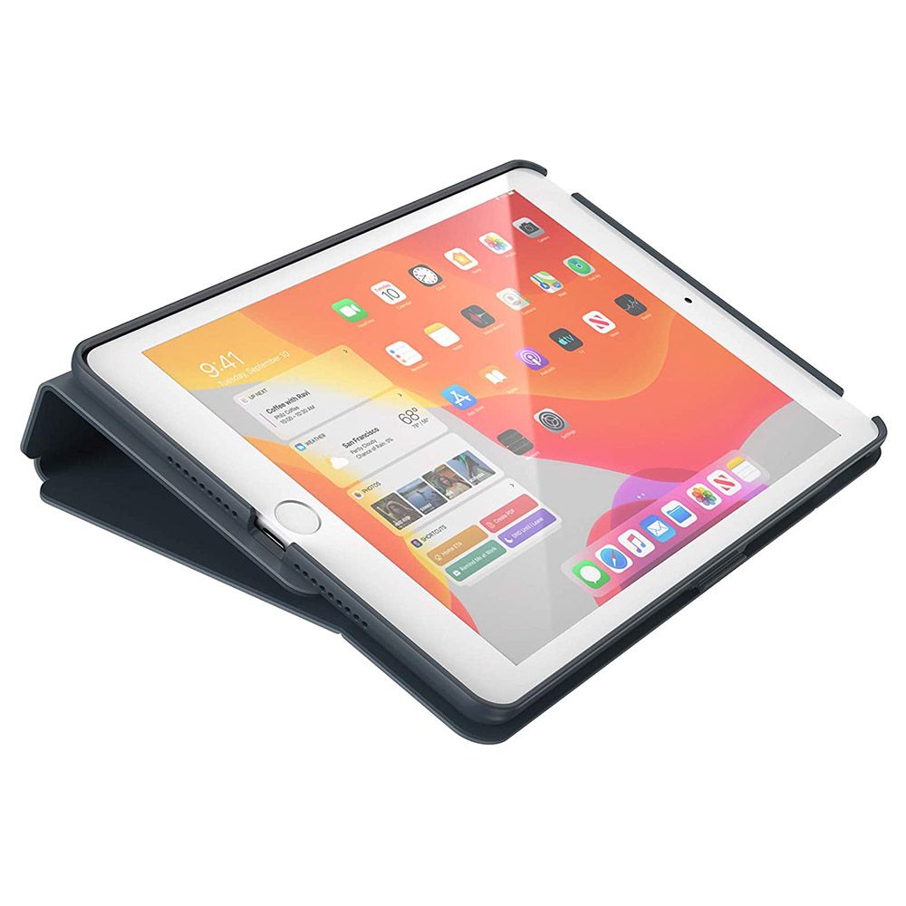 Speck - Ipad 10.2 -inch Balance Folio w/ Mb Case - Stormy Grey/Charcoal Grey