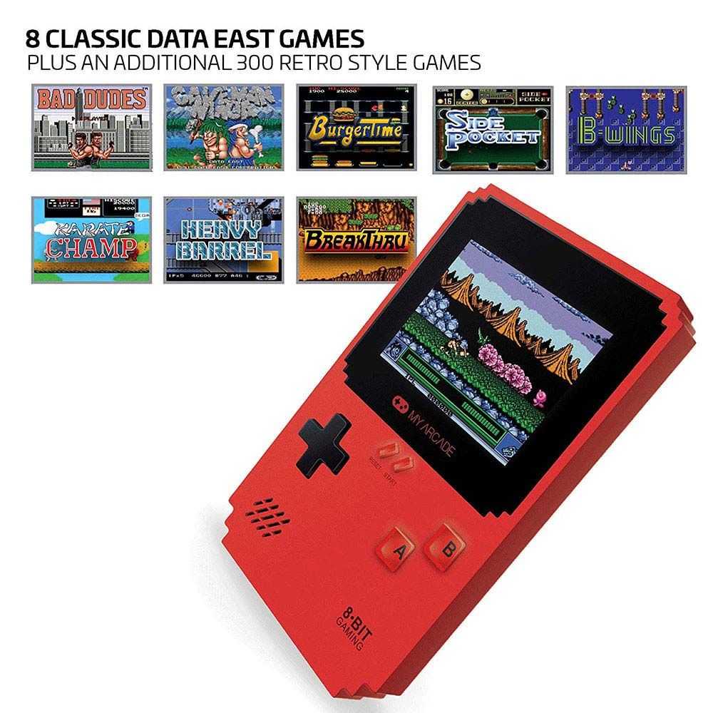 My Arcade Pixel Classic Handheld Gaming System - Red