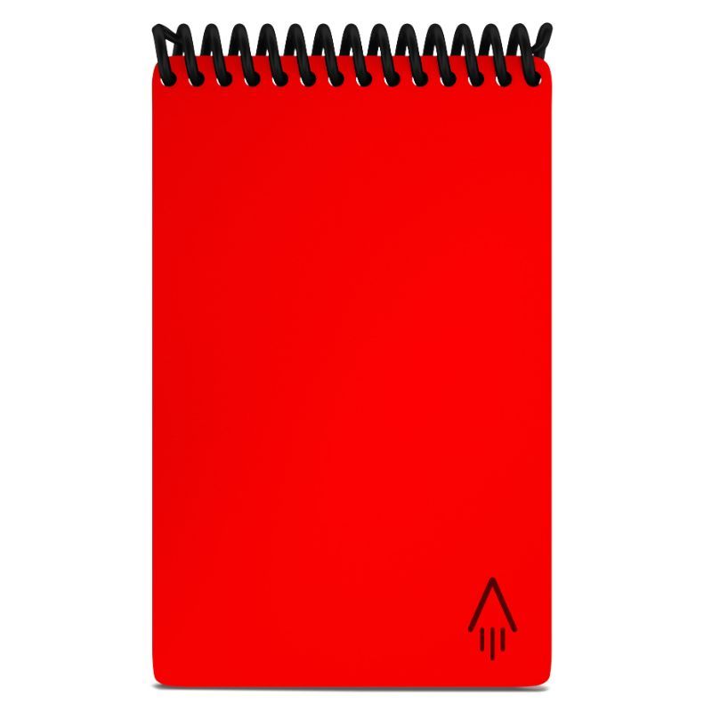 Rocketbook Mini Smart Reusable Notepad, Dot Grid - Red