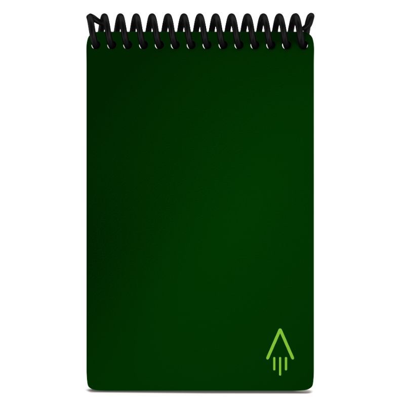 Rocketbook Mini Smart Reusable Notepad, Dot Grid - Green