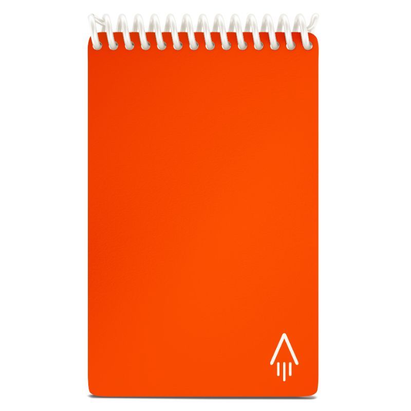 Rocketbook Mini Smart Reusable Notepad, Dot Grid - Orange