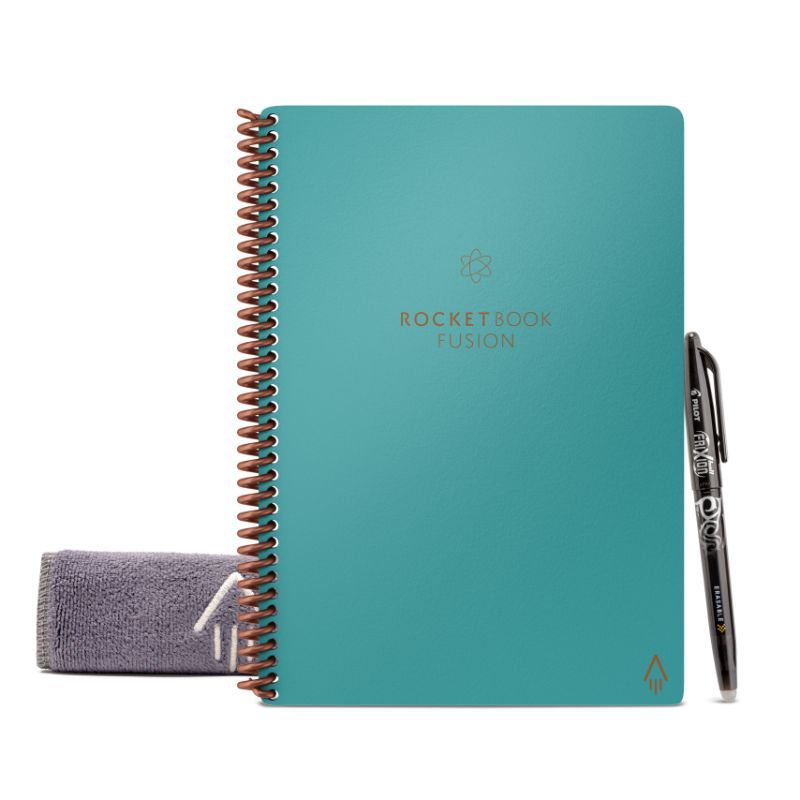 Rocketbook Fusion Smart Reusable Notebook - Executive Teal