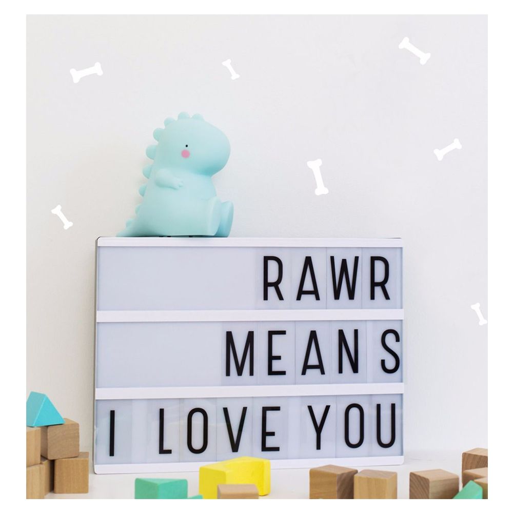 A Little Lovely Company - Mini Light T-Rex - Blue