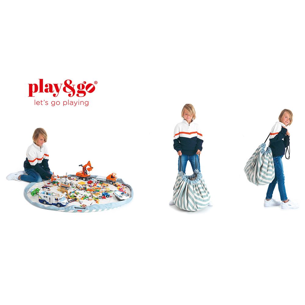 Play & Go - Playmat & Storage Bag - Geo Green