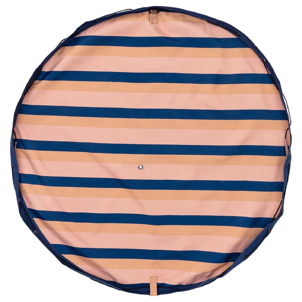 Play & Go - Playmat & Storage Bag - Outdoor Stripes Mokka