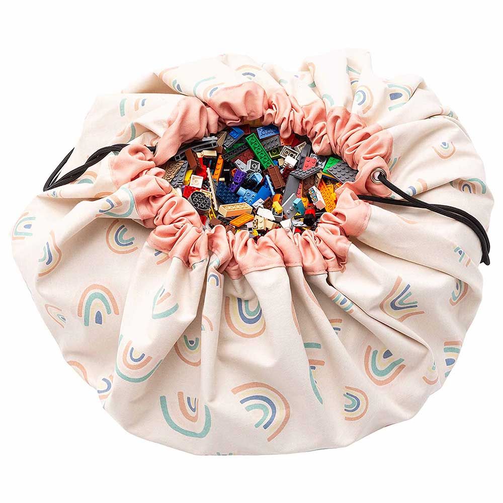 Play & Go - Playmat & Storage Bag - Rainbows