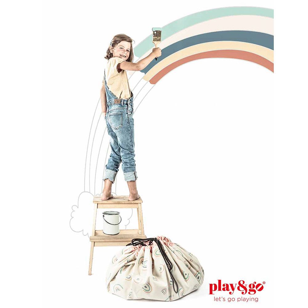 Play & Go - Playmat & Storage Bag - Rainbows