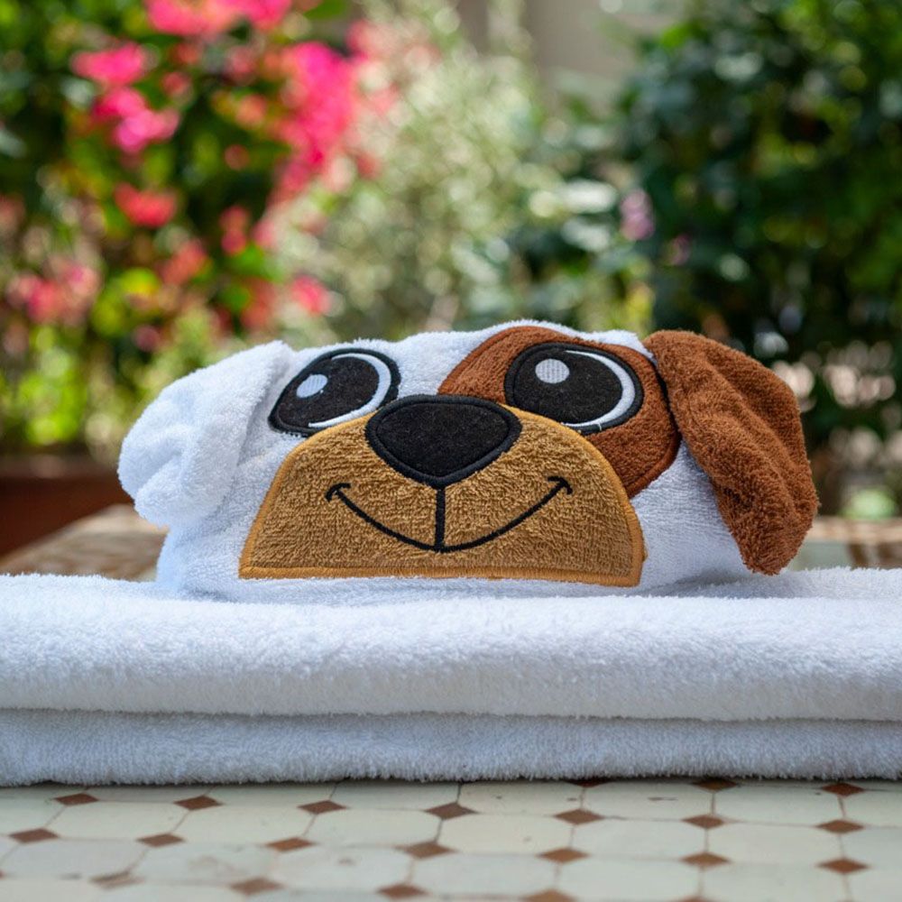 Coochy Coo - Personalized Bunny Towel - Boy