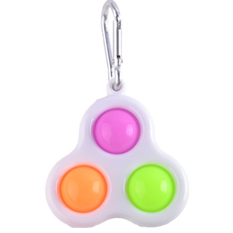 Power Joy - Sensory Toy Dimple 3 Pop K Chain 1pc - Assorted