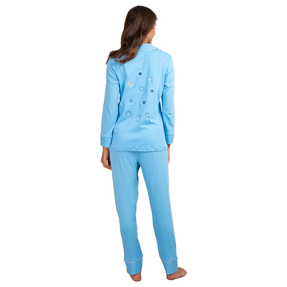 Cosset - 2pc-Set - Astre Maternity Pajama - Blue