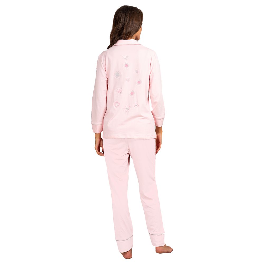 Cosset - 2pc-Set - Astre Maternity Pajama - Pink