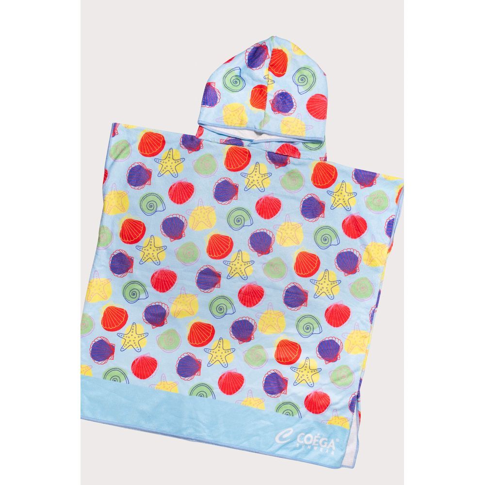 Coega Sunwear - Kids Poncho - Colourful Seashells