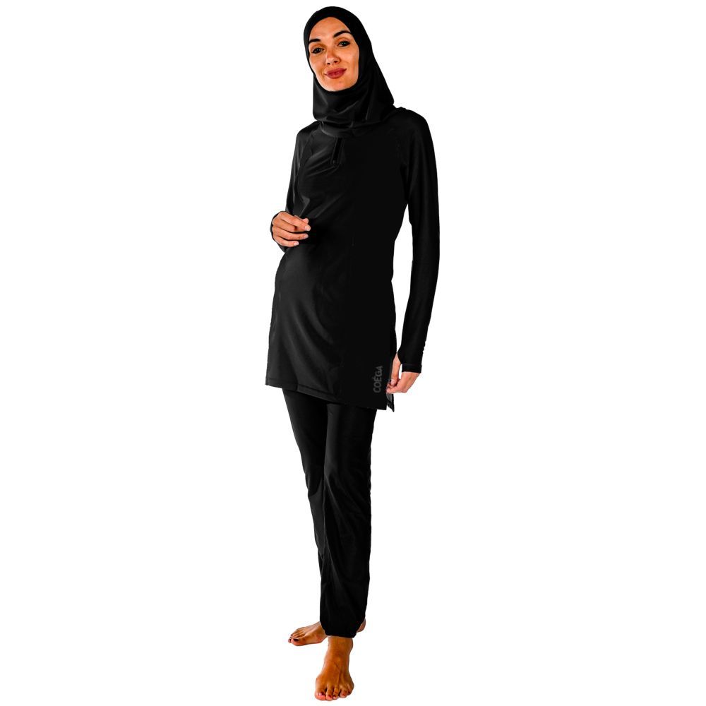 Coega Sunwear - Ladies Tunic Slimming - Black