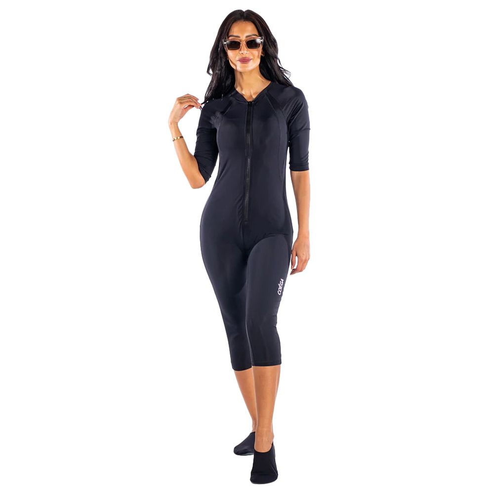 COEGA Sunwear - Ladies Slim - Kini 3/4 - Black