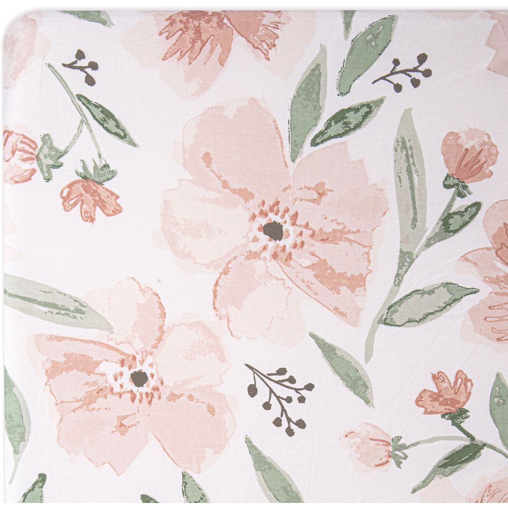 Crane Baby - Parker Crib Sheet - Floral