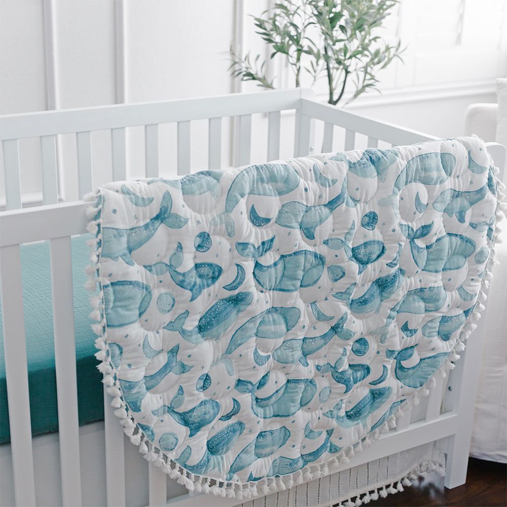 Crane Baby - Caspian Quilted Playmat