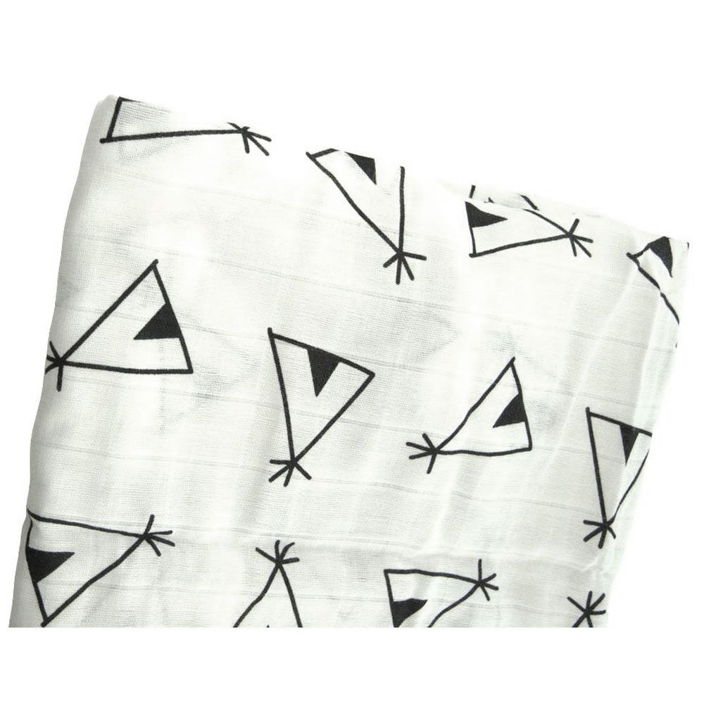 Tiny Toes - Car Seat Cover Canopy - Triangles