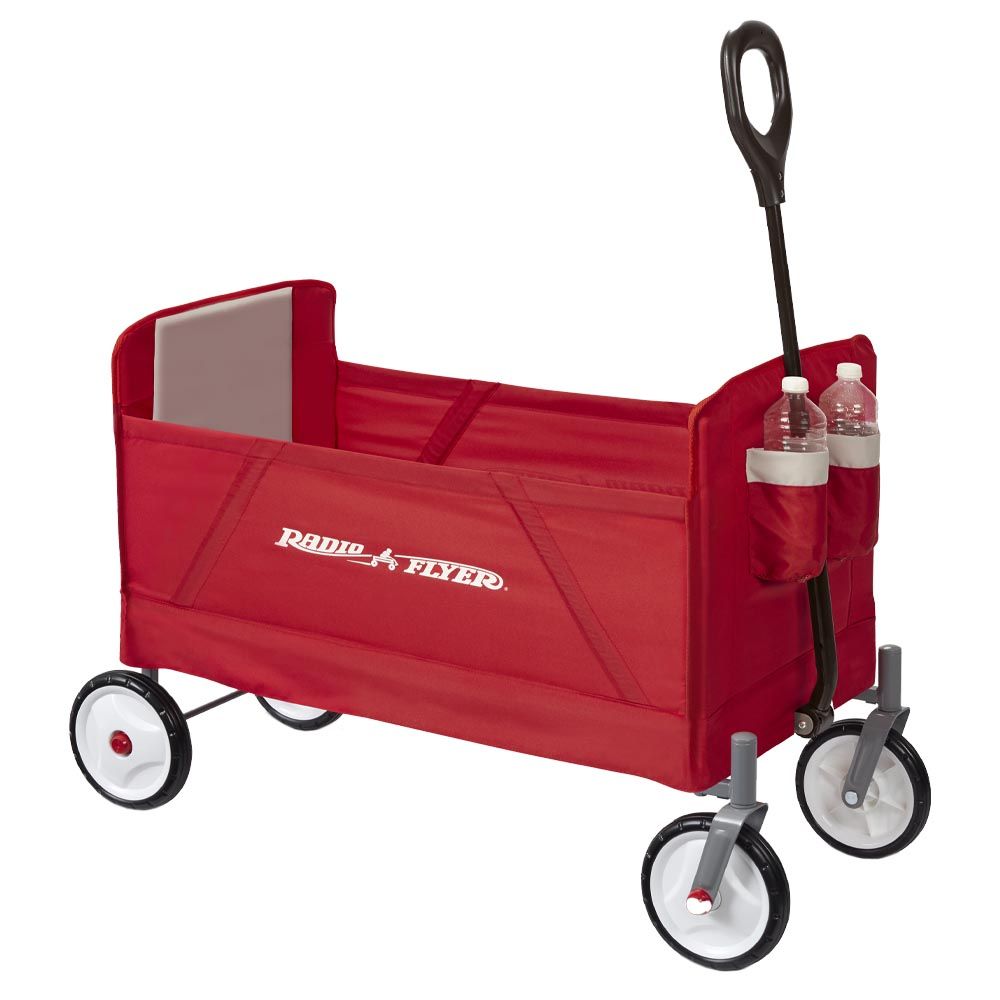 Radio Flyer - 3-in-1 EZ Fold Wagon - Red